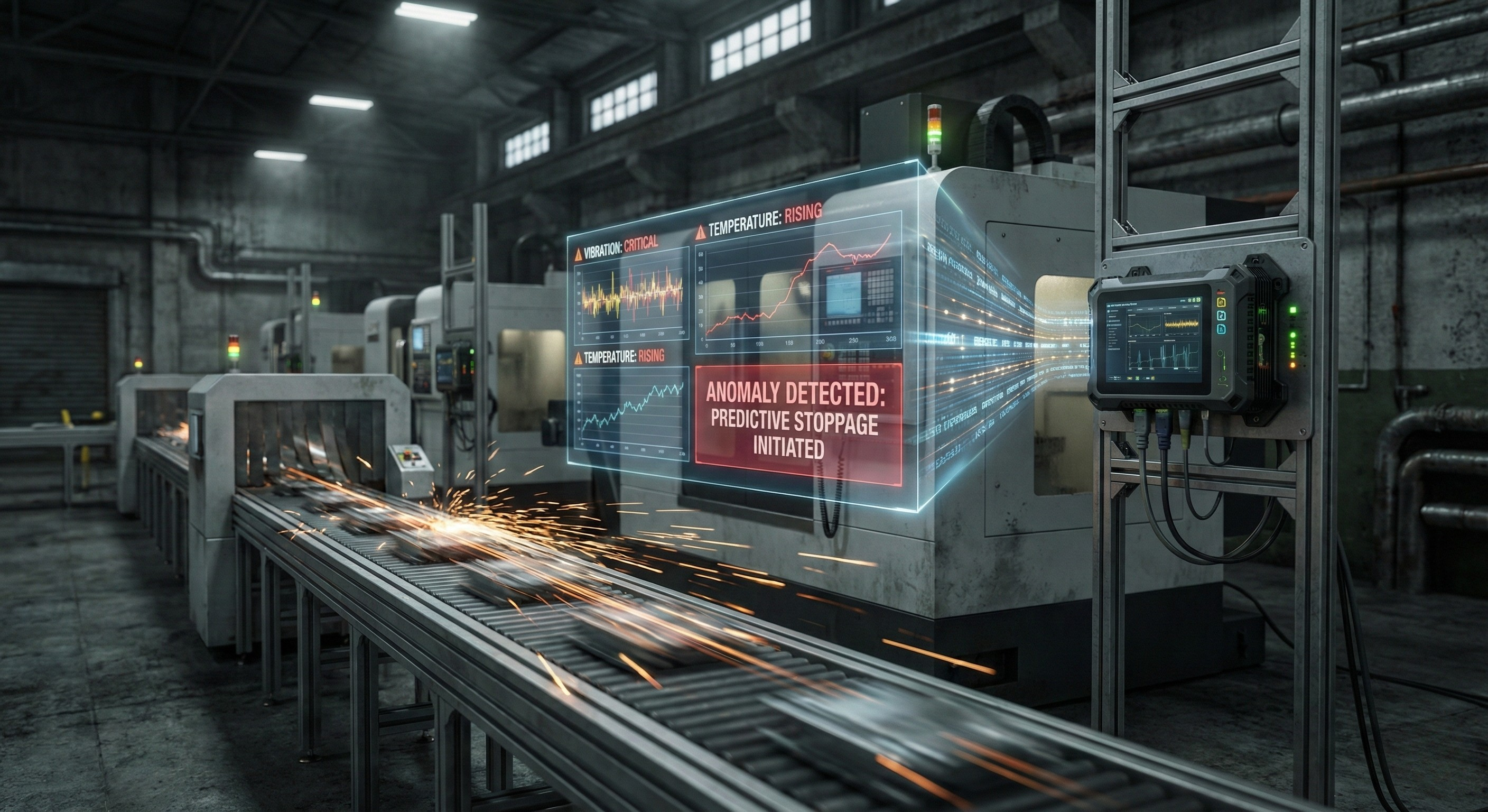 What causes unplanned downtime in manufacturing and how AI prevents it